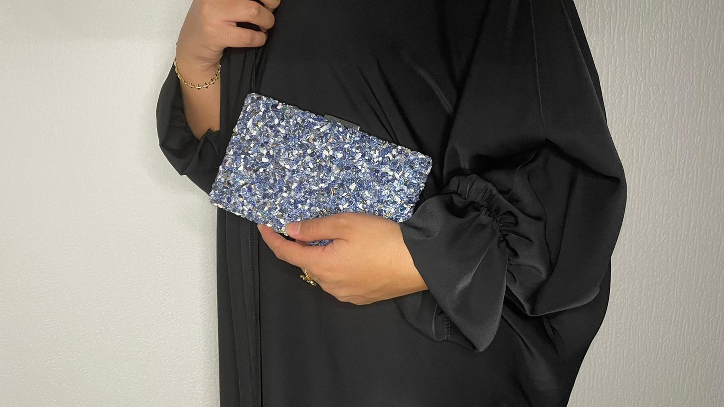 Pochette à strass