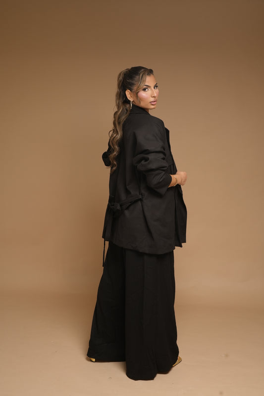 Veste cargo noir